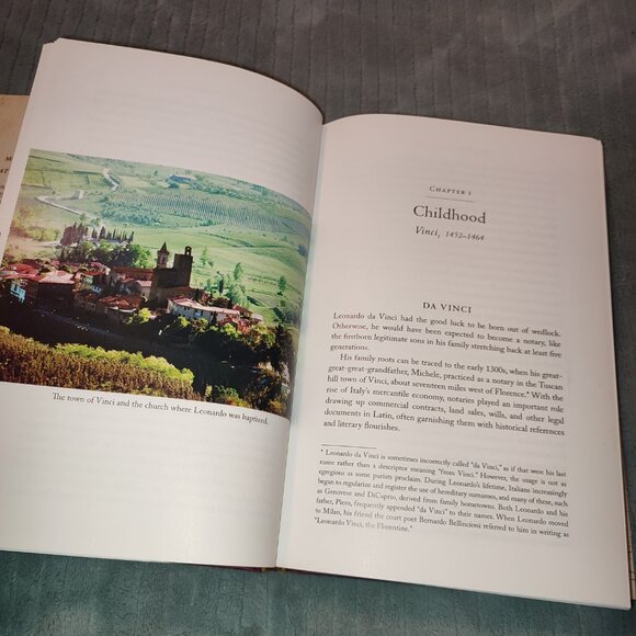 Book Deluxe Glossy Paper Illustrated Leonardo da Vinci Biography History - Picture 10 of 16